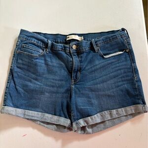 Levi's Women's Blue Denim Shorts
